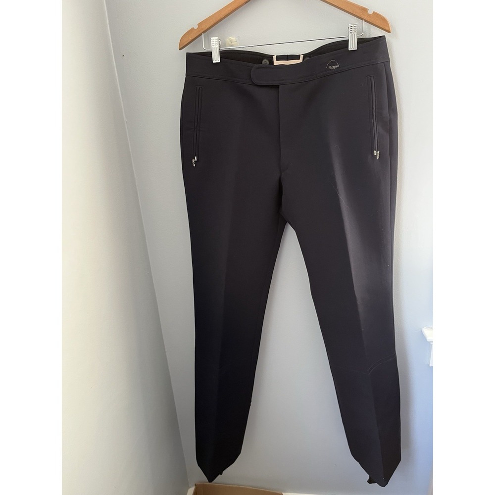 Bogner West Germany Wool Blend Navy Olympic Ski Women's Pants Size 1X Vintage